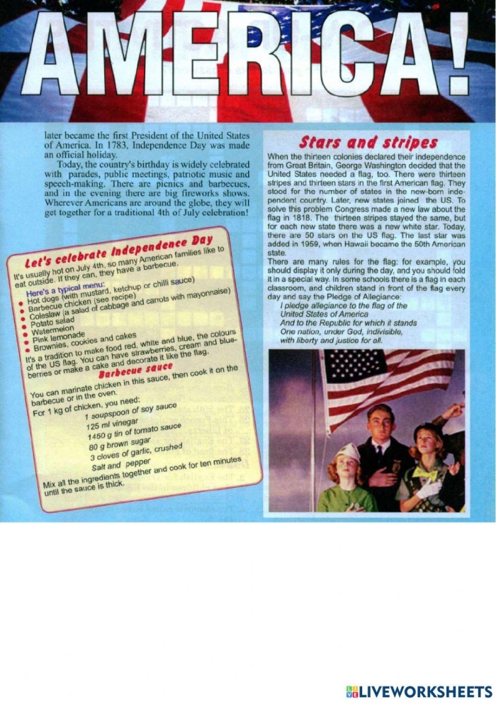 Declaration of Independence Creative Writing Exercise for Elementary Students Fifth graders brainstorm creative ideas for rewriting the Declaration of Independence in this word families worksheet activity