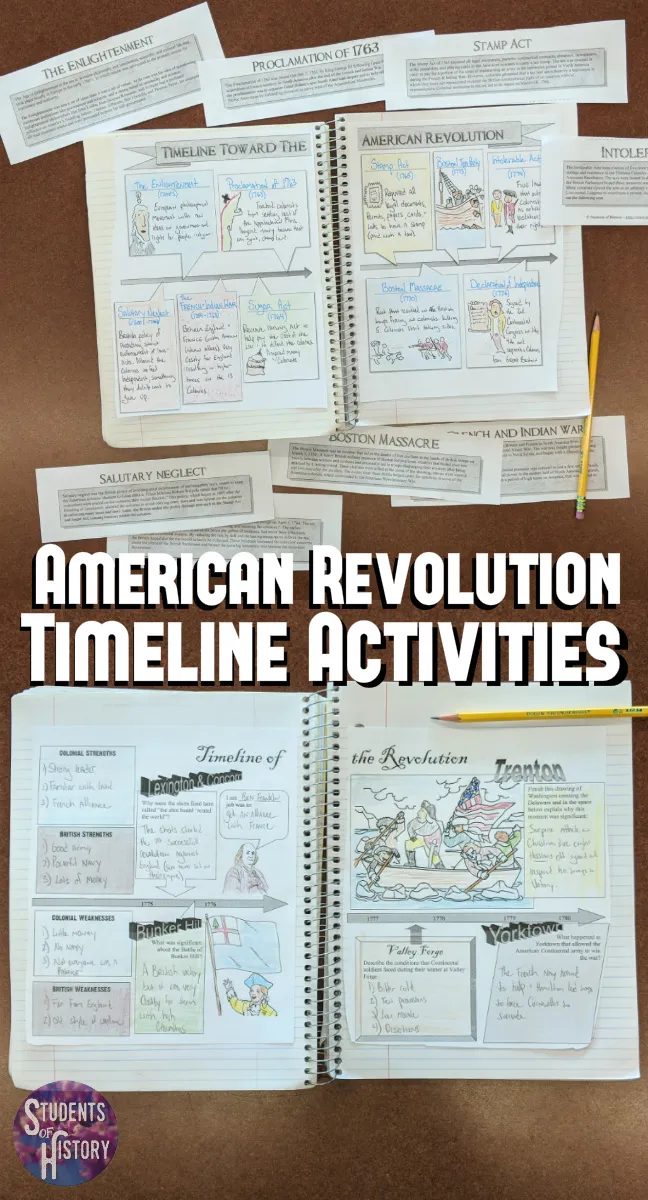 Timeline of historical events leading to the Boston Massacre educational worksheet number seventeen Sixth grade American Revolution worksheet featuring a timeline of events ending at the 1770 Boston Massacre