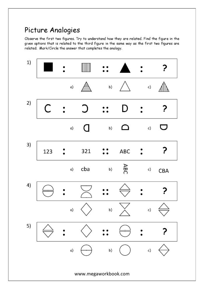 Third grade student working on a We're Related analogies worksheet to improve vocabulary