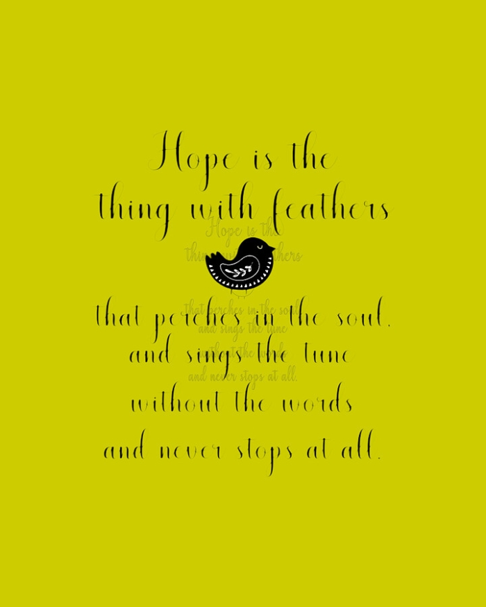 Analyzing poetry worksheet featuring Emily Dickinson's 'Hope' is the thing with feathers for fifth graders