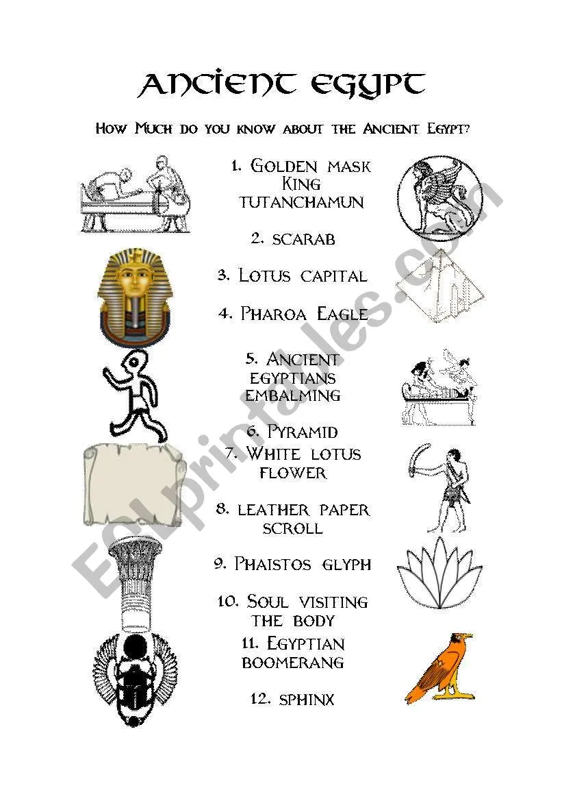 Ancient Egypt Map Worksheet for 5th Grade History Lesson 18 Fifth grade geography worksheet featuring a detailed map of the ancient Egyptian civilization