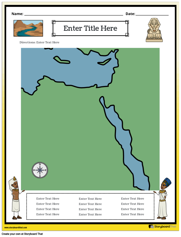 Reading worksheet for Fifth Grade Ancient Egypt Map worksheet for Fifth Grade