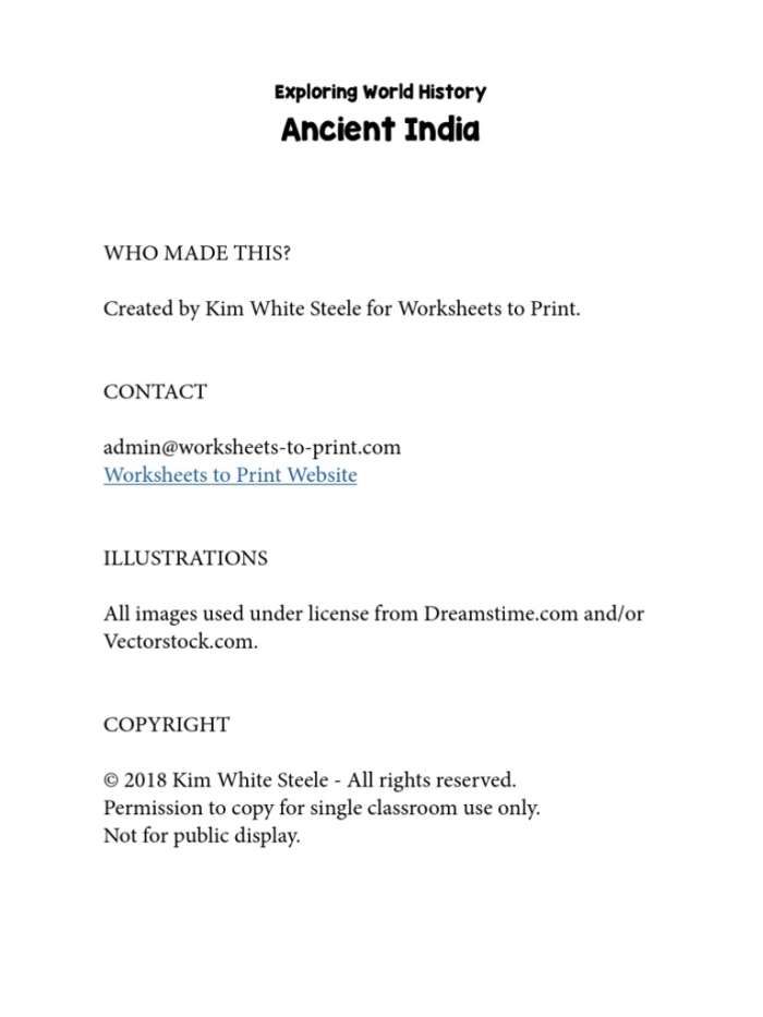 Ancient India Geography: Physical Features Labeling Activity for Grade 6 Sixth grade students labeling physical features on an ancient India map worksheet showing mountains rivers and plains