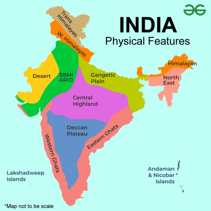 Sixth Grade Ancient India Physical Features Labeling Activity 15 Ancient India map worksheet showing physical features including mountain ranges, rivers, and plains for sixth grade geography students to label and identify
