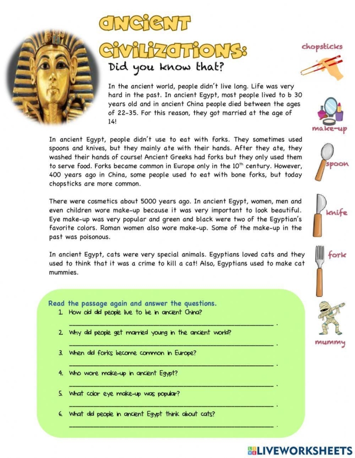 Ancient Middle East Civilizations Lasting Contributions worksheet 14 Sixth grade social studies worksheet covering the historical innovations of Ancient Middle East civilizations