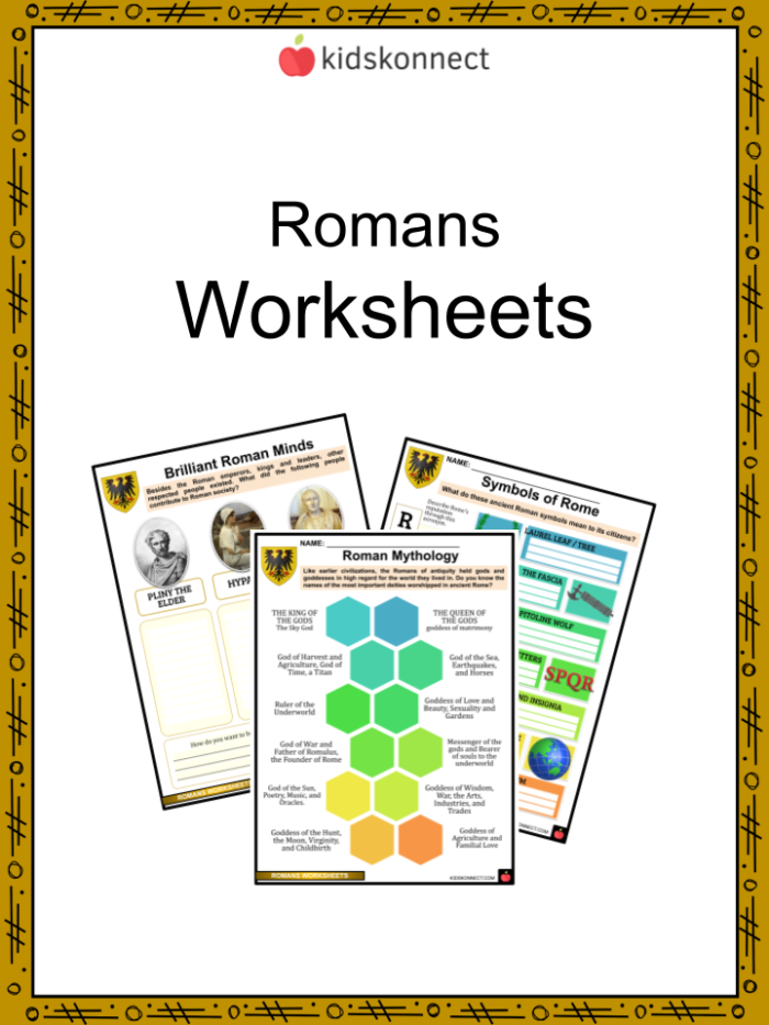 Sixth grade students comparing social classes in ancient Roman society through worksheet activity