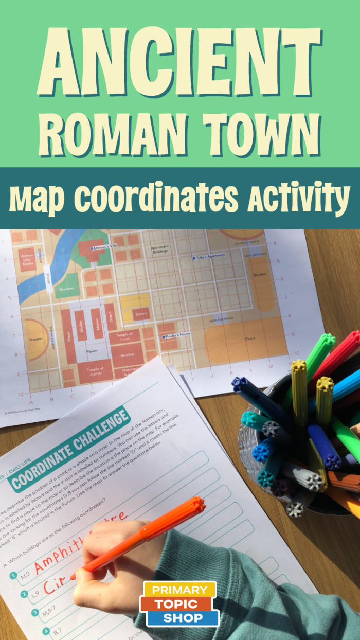 Sixth grade students comparing social classes in ancient Roman society on an educational worksheet