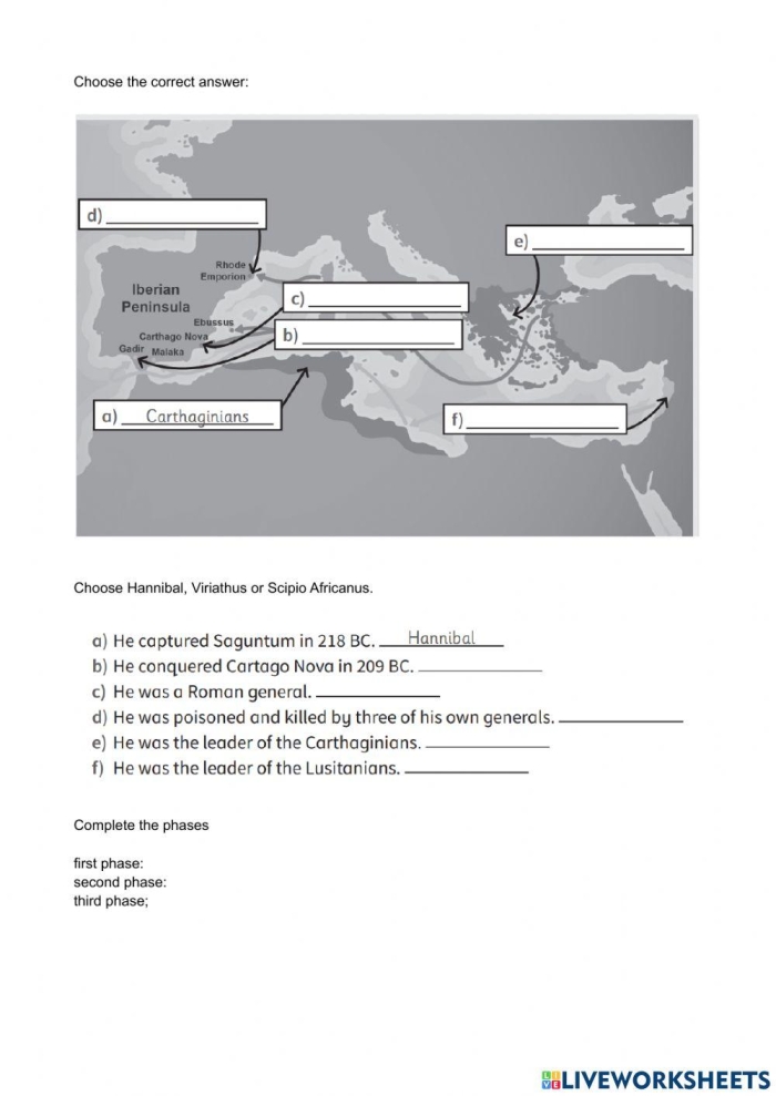 Sixth grade students comparing social classes in ancient Roman society with a worksheet activity