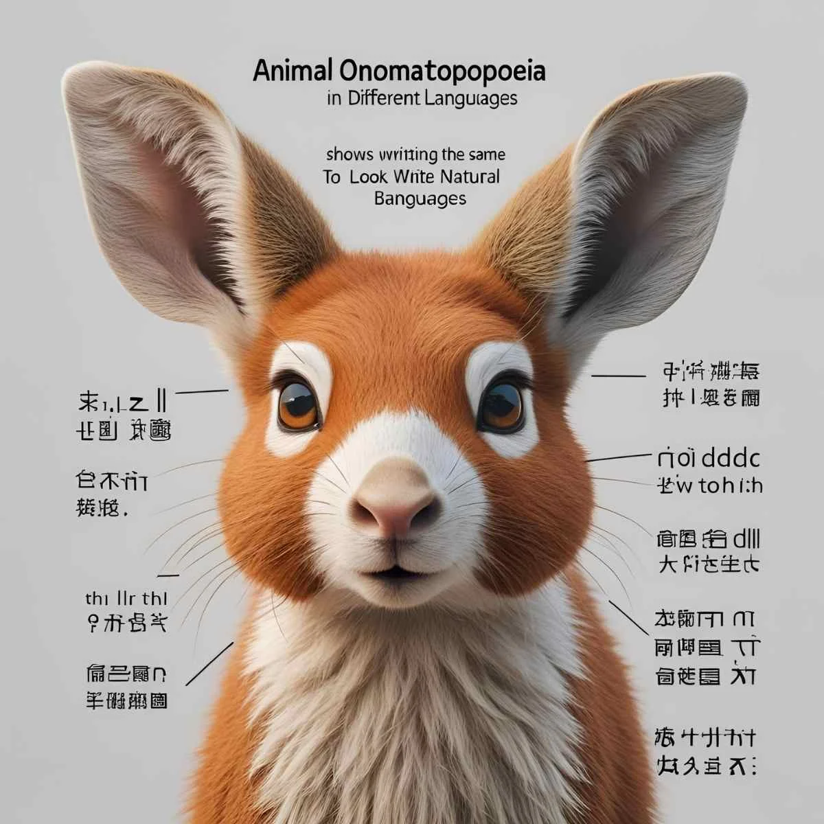 Puzzle activity exploring onomatopoeia in global languages for students to enjoy Worksheet featuring a word search of animal sounds in different languages for fifth graders