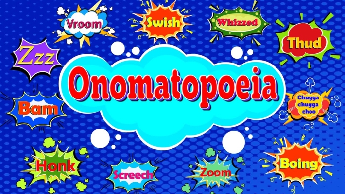 Onomatopoeia word search for fifth graders exploring animal sounds across cultures Worksheet featuring a word search puzzle for animal sounds in various languages