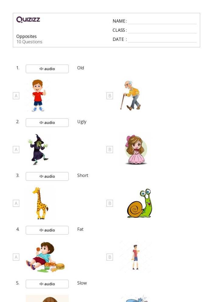 Antonyms Opposites Attract worksheet 18 with word choice exercises for elementary readers Second grade student selecting opposite words from multiple choice options to complete sentences with underlined words