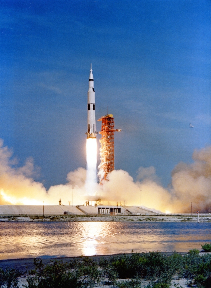 Apollo 11 mission worksheet for fourth graders focusing on science and history