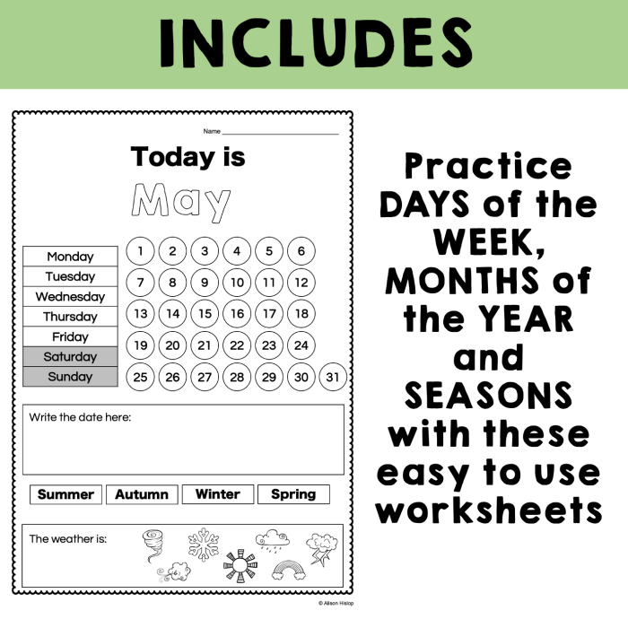 First grade student completing an April 2026 calendar worksheet to practice reading and writing dates