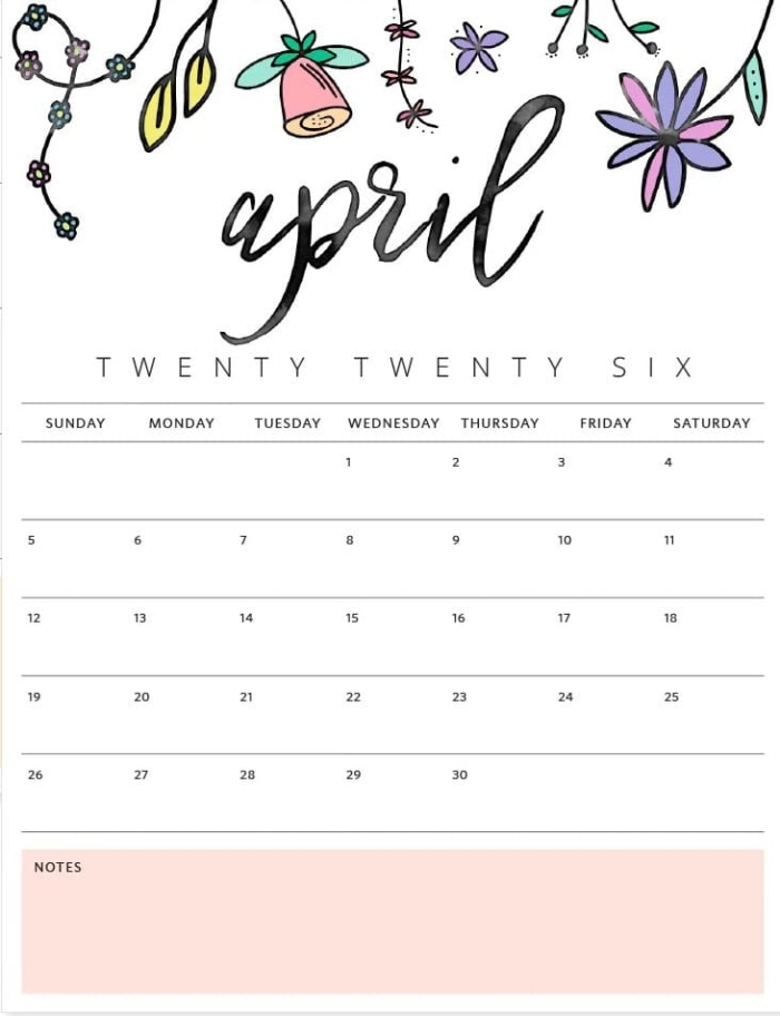 First grade students practicing writing days and dates on an April 2026 calendar worksheet with blank spaces to fill in