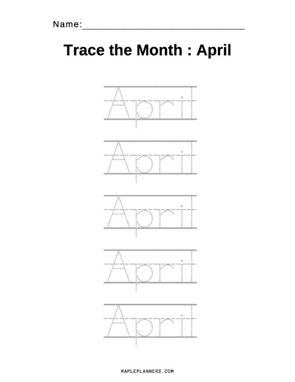 April Calendar Printable for Spring Learning in Grade 2 A colorful April calendar worksheet for second grade students showing spring days and dates to count