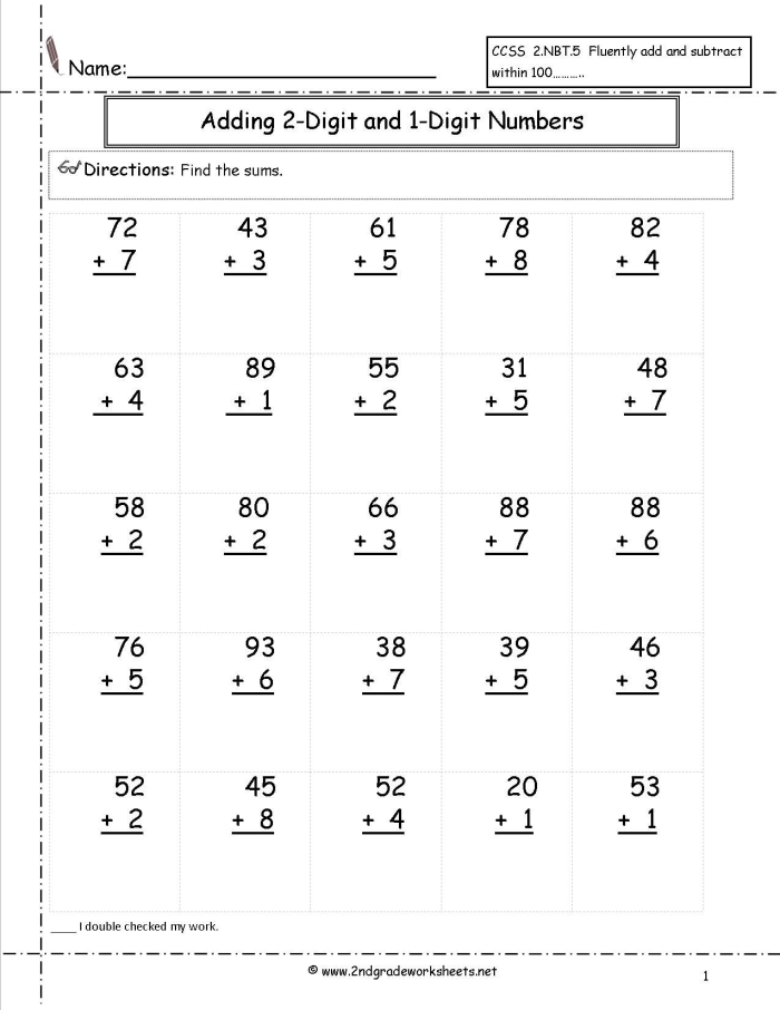 Arctic Math Two-Digit Addition Worksheet 16 Second grade student solving two-digit addition problems on an Arctic math worksheet to help a polar bear cub