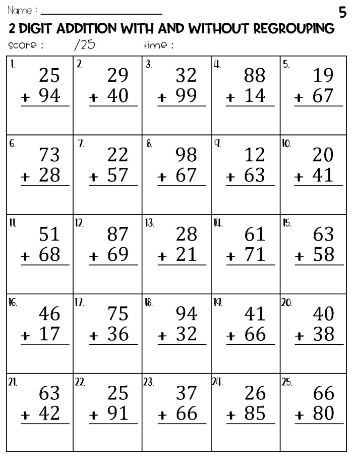 Arctic Math Two-Digit Addition Worksheet Image Nine Second grade students solving two-digit addition problems on an icy path worksheet to help Polly the polar bear reach her cub