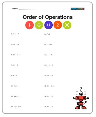 Preview of an Arctic word problem worksheet showing mixed operation calculations for elementary learners Third grade students solving Arctic-themed word problems involving multiple steps and mixed mathematical operations