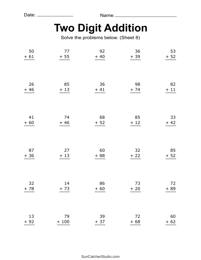 Grammar and Mechanics worksheet for Second Grade Kids working on the Arctic Math two-digit addition worksheet to help Polly reach her cub. Engaging second grade math activity featuring ice chunks and addition problems.