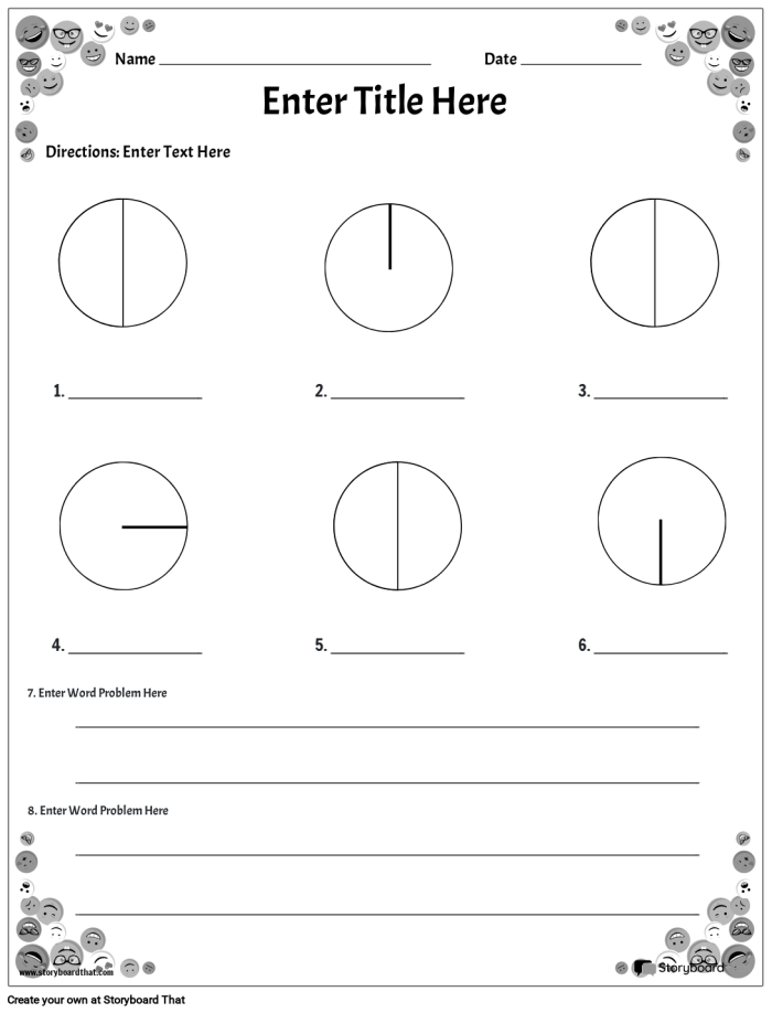 Seventh grade geometry worksheet featuring practice problems for calculating the area of circles