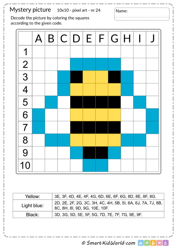 Worksheet for calculating the area of six different rooms in a fun geometry exercise