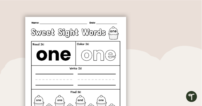 Third grade worksheet illustrating how to find the area of six different rooms
