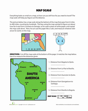 Find Areas Using Scale Drawings worksheet for seventh-grade math students Worksheet for practicing area calculations with scale drawings for seventh graders