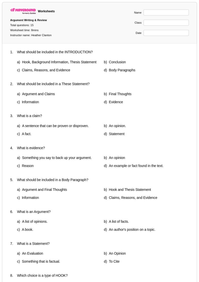 Argument writing rubric for 6th grade highlighting key Common Core standards. Comprehensive guide for assessing argument writing skills in sixth-grade students.