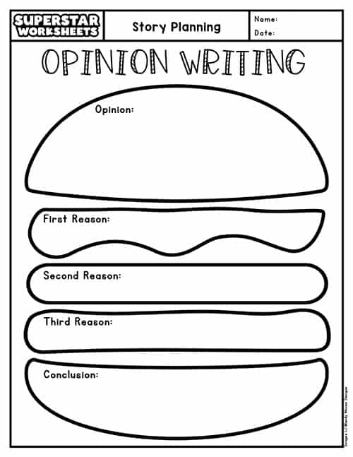 Argument Writing Graphic Organizer worksheet designed for sixth graders to improve their writing skills