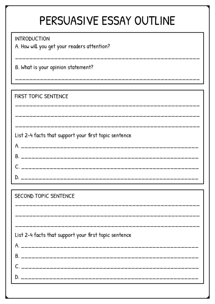 Argument Writing worksheet illustrating the five components of a strong argument for fourth graders