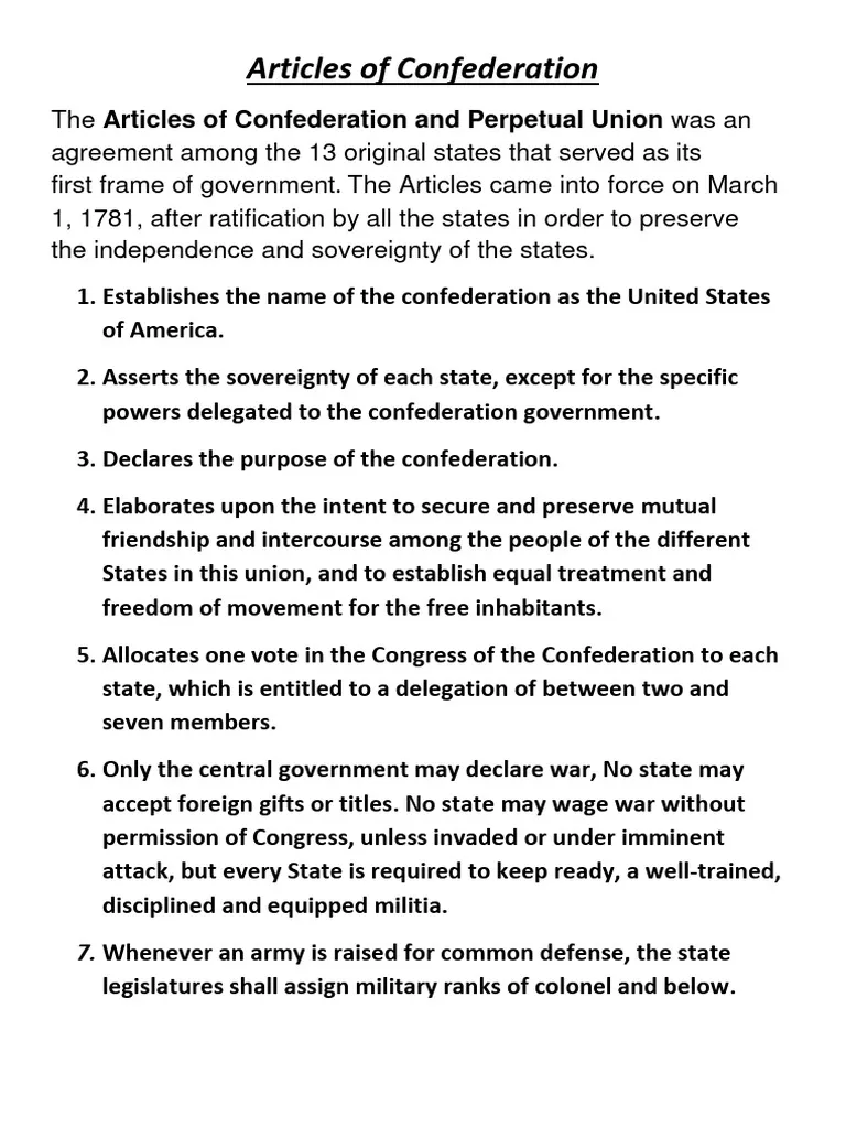 Subtraction worksheet for Sixth Grade Worksheet analyzing the Articles of Confederation for sixth graders focused on social studies. Educational resource titled "Articles of Confederation: Why Weren’t They Enough?