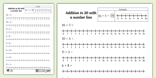 Assessment: Subtraction to 20 worksheet for First Grade