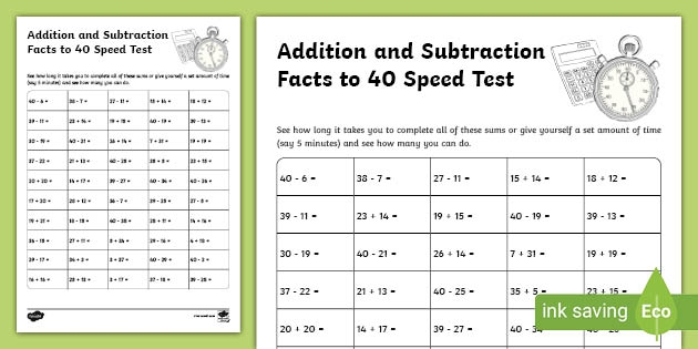 Assessment: Subtraction to 20 worksheet for First Grade
