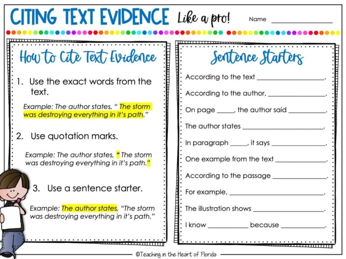 Second grade worksheet for identifying an author claim reasons and evidence from nonfiction text