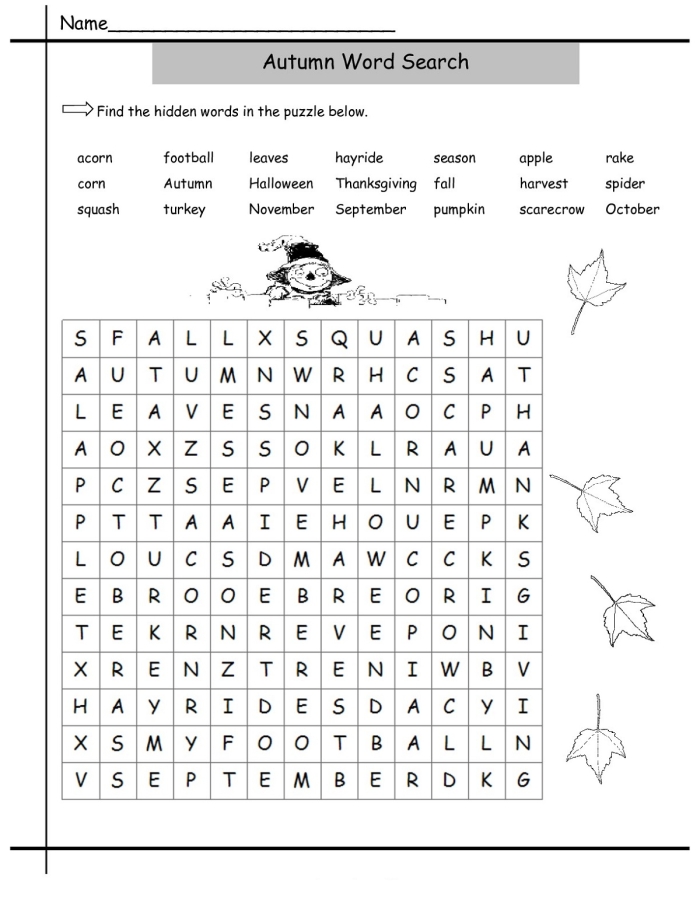 Autumn Math Practice: Addition and Subtraction Problems for Elementary Students Fourth graders solving autumn-themed math word problems involving pumpkins, leaves, and fall activities