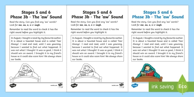 Aw and Ow Sound Check-in Worksheet 21 Second grade phonics worksheet focusing on distinguishing between aw and ow vowel team spellings