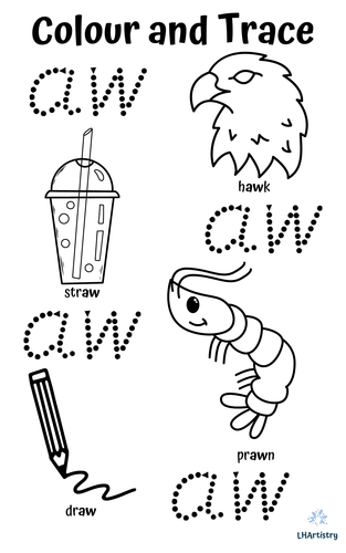 Aw and Ow Sound Check-in Worksheet for Second Grade Phonics Assessment Second grade phonics worksheet focused on differentiating between aw and ow vowel team spellings