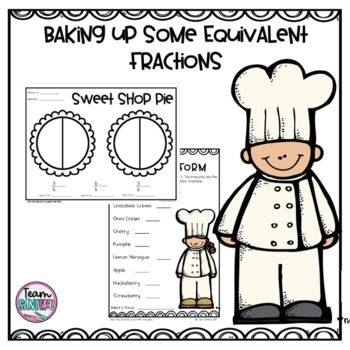 Baking with Fractions worksheet for fifth graders focusing on ingredient calculations