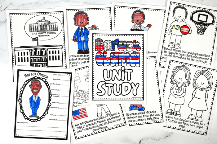Barack Obama Timeline Worksheet for Second Grade History and Counting Practice Second grade students learning about the life of Barack Obama with a chronological timeline worksheet