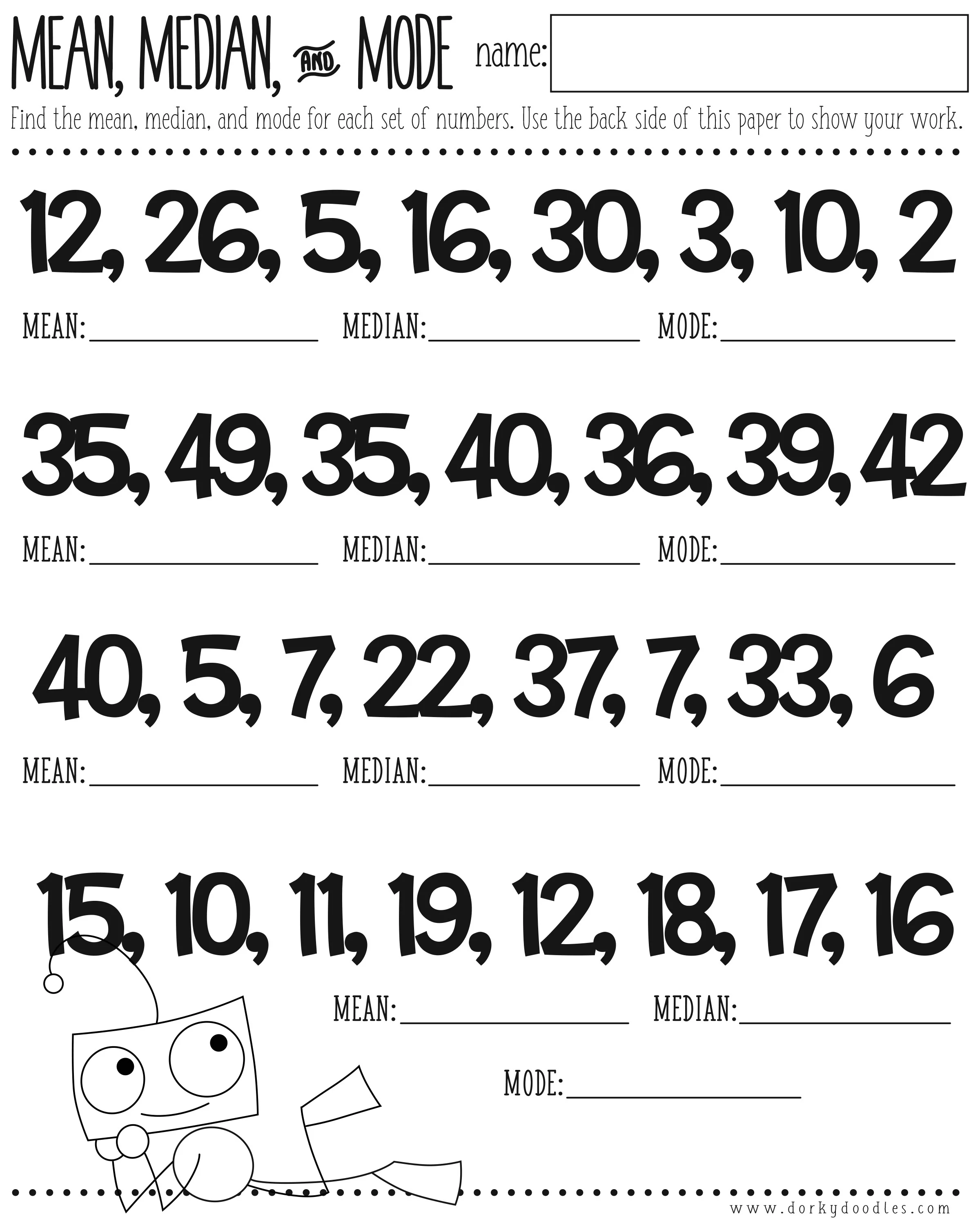 Baseball Math Worksheet 23 Teaching Central Tendency with Sports Data Sixth grade students solving mean median and mode problems using baseball statistics and data