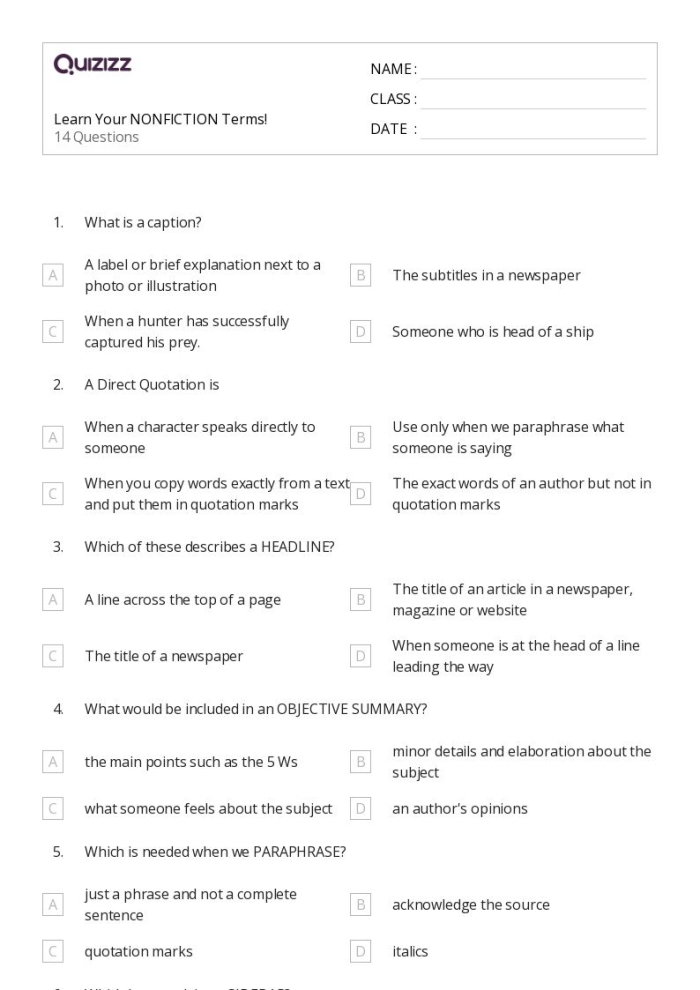 A fifth grade student reads a nonfiction text passage about basketball to identify the author's main point and supporting details