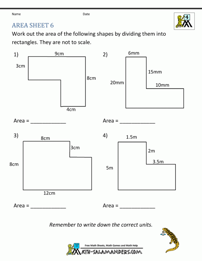 Everyday Area Worksheet: Finding Space Using Units and Multiplication for Third Grade Math Third grade students learning to calculate area using addition and multiplication methods with everyday objects