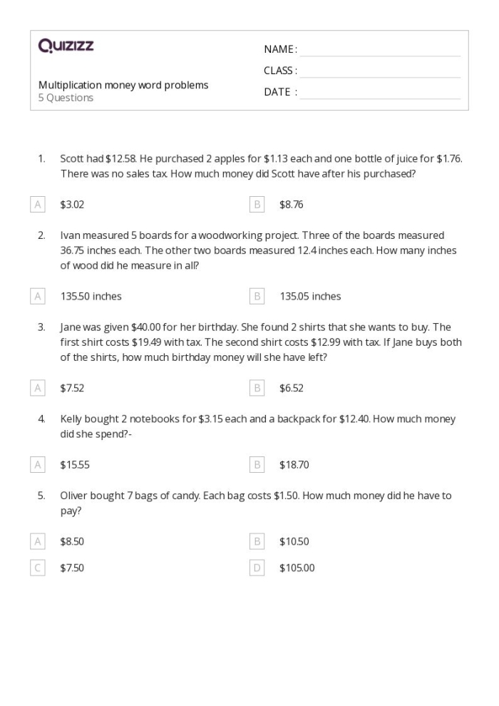 Sweet Sprouts decimal word problems worksheet for elementary math practice Sixth-grade students solving decimal addition and subtraction problems about plant growth and gardening scenarios