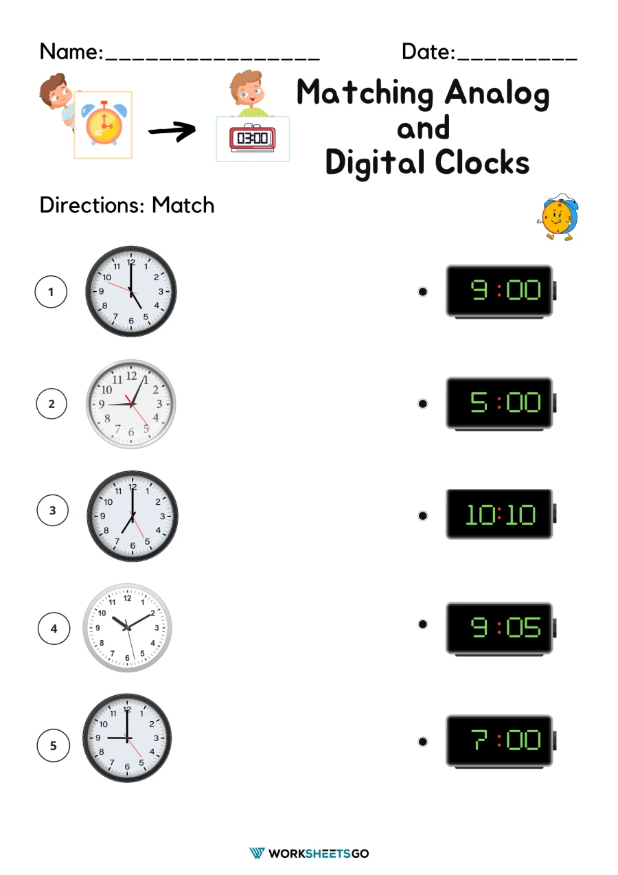 Digital vs Analog Signals Worksheet Nine for Middle School Science Sixth grade science worksheet covering the key differences between digital and analog signals
