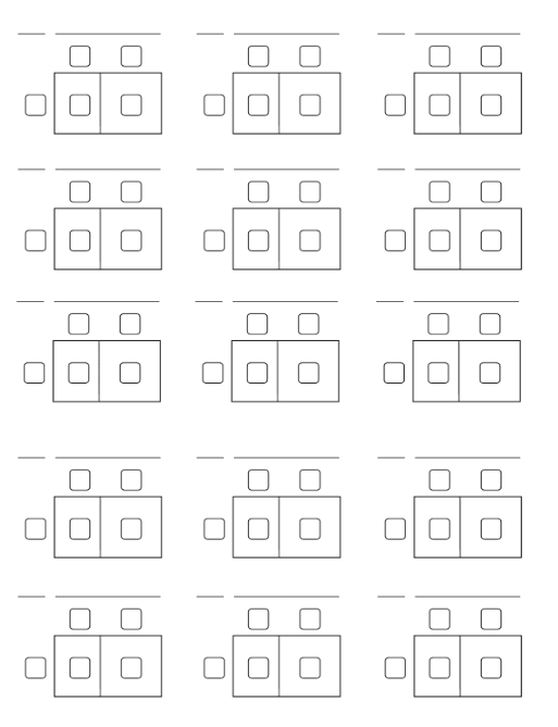 Sixth grade student working on a Factor Using the Distributive Property worksheet