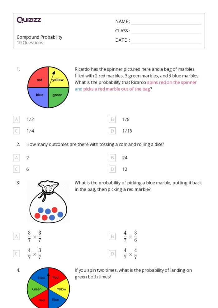 A colorful bag filled with different types of fruit used to teach seventh graders basic probability concepts