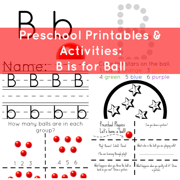 Preschooler coloring page featuring the letter B for a fun subtraction worksheet activity