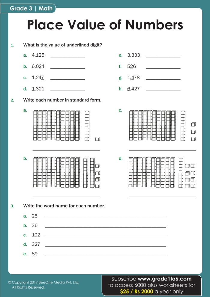Second grade students practice place value by matching cupcake numbers to their written word forms on this math worksheet