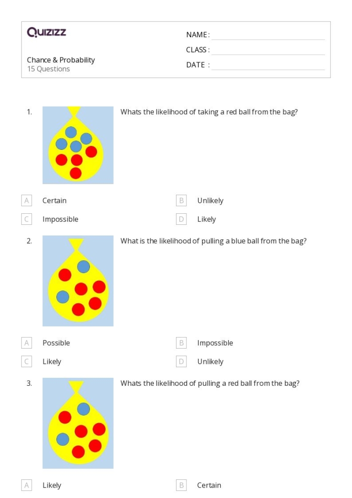 A colorful bag filled with various fruits like apples, oranges, and bananas used to teach seventh graders about probability concepts