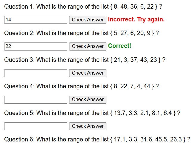 Finding the Range Worksheet for 6th Grade Math 17 Sixth grade math worksheet featuring practice problems for calculating the range of various data sets